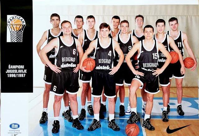 Ekipa KK Partizan iz sezone 1996/97
